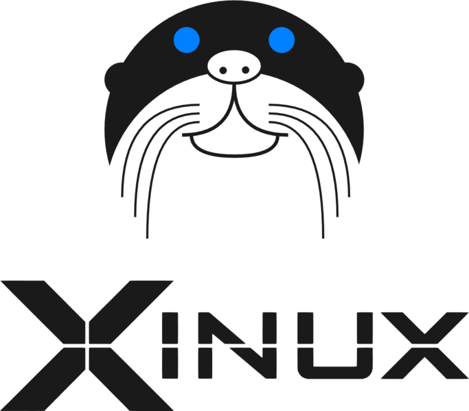 Datei:Xinux-logo-dunkel-schriftzug.drawio.png